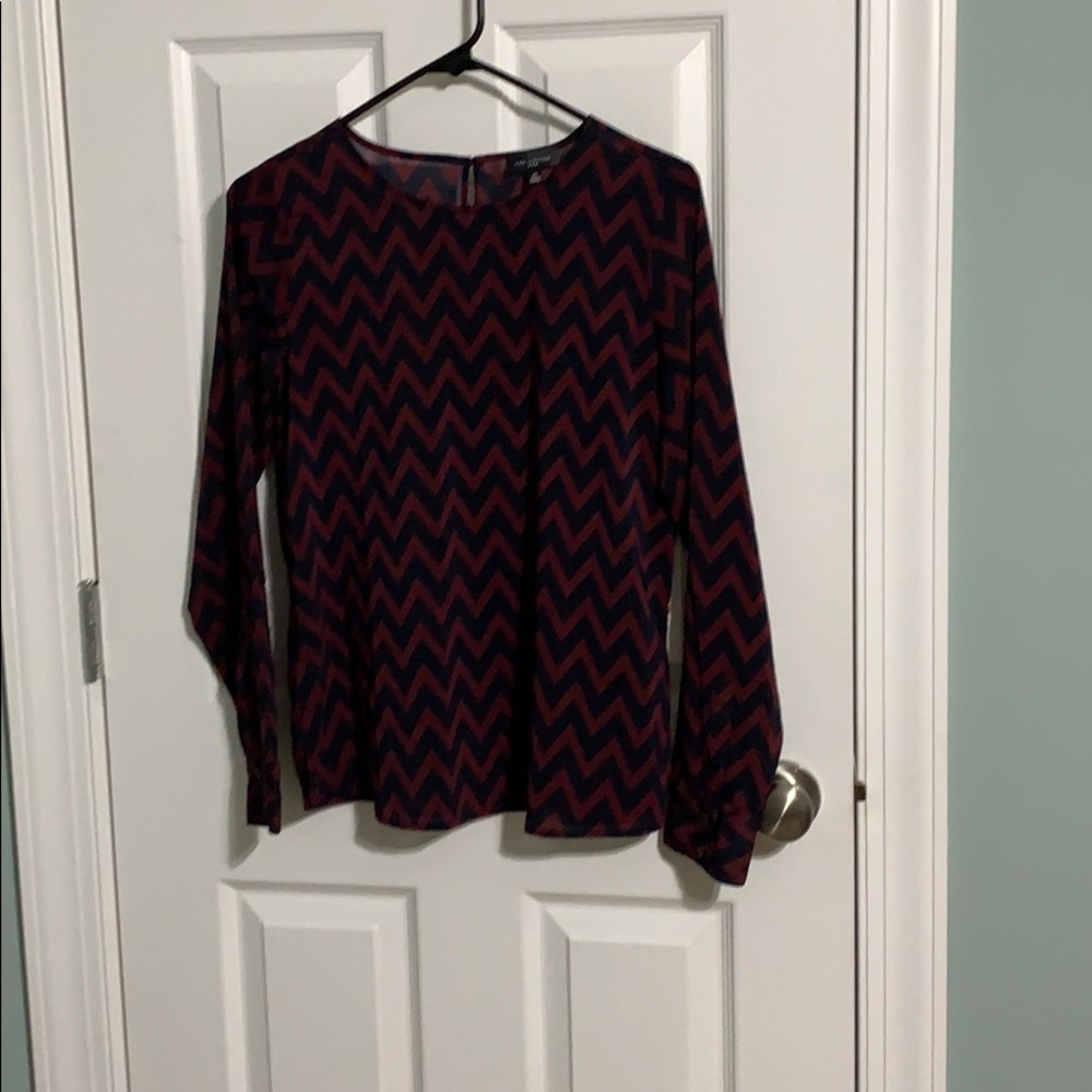 Chevron work blouse.
